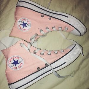 Pink Hightop Converse